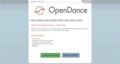 Desktop Screenshot of open-dance.net