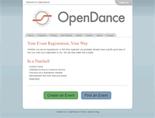 Tablet Screenshot of open-dance.net
